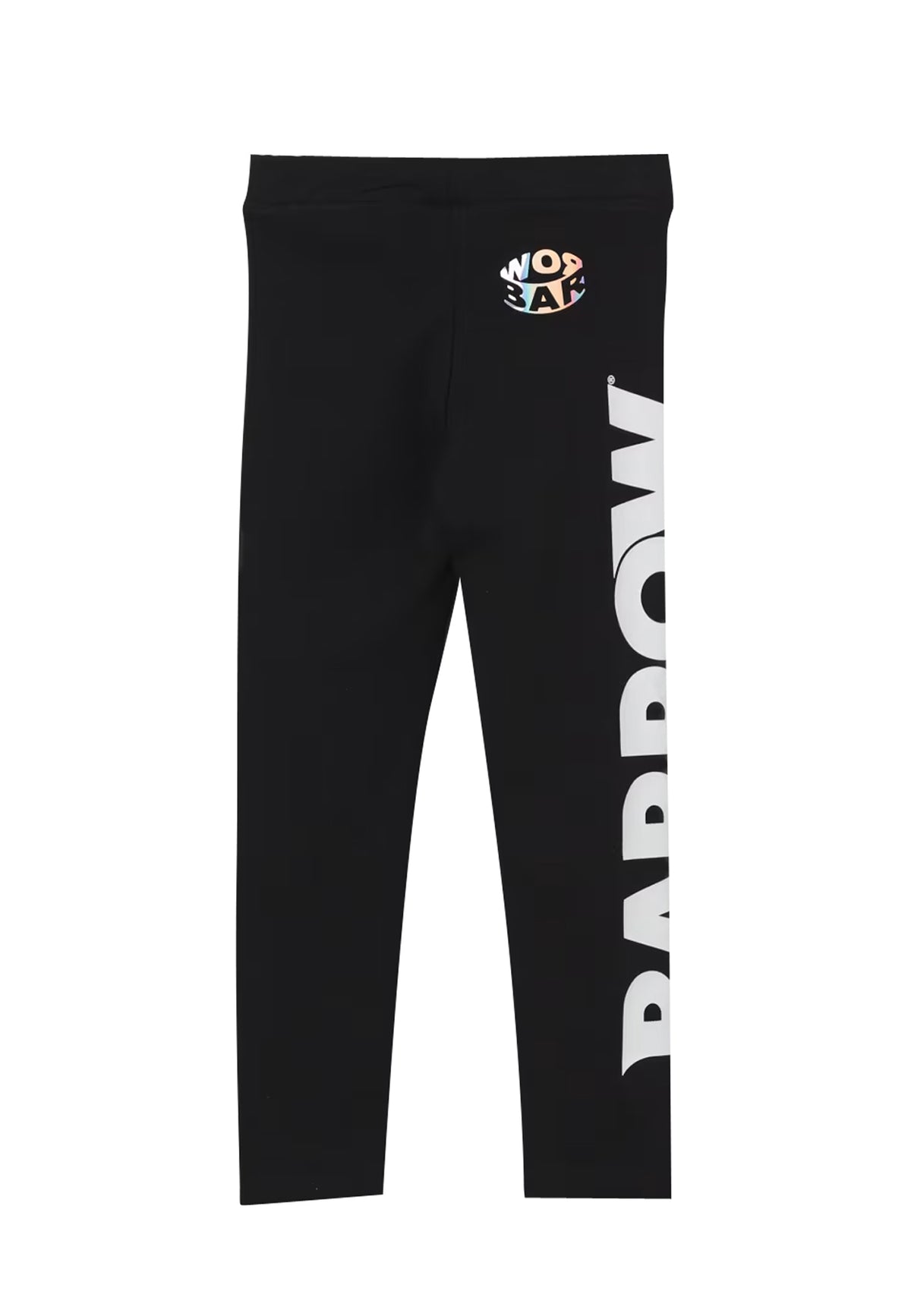 Leggings bambina Barrow neri in cotone | ViaMonte Shop