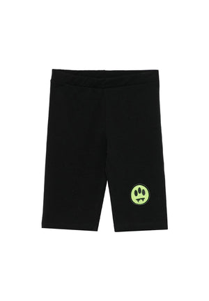 Leggings bambina Barrow neri in cotone | ViaMonte Shop