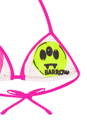 Costume bambina Barrow bianco in tessuto tecnico | ViaMonte Shop