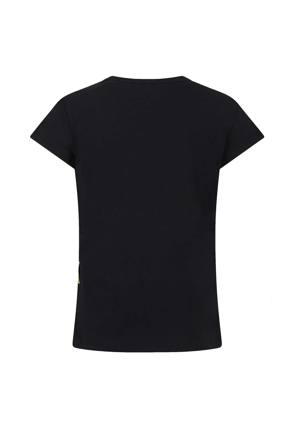 T-shirt bambina Barrow nera in jersey di cotone | ViaMonte Shop