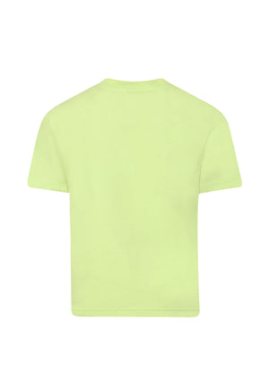 T-shirt bambino Barrow verde in jersey di cotone | ViaMonte Shop