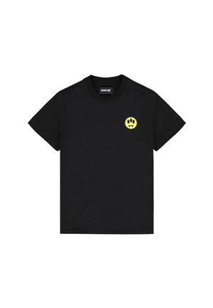 T-shirt bambino Barrow kids nera in jersey di cotone | ViaMonte Shop