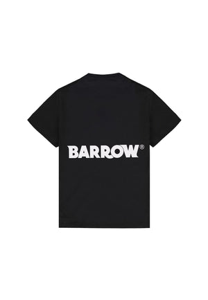 T-shirt bambino Barrow kids nera in jersey di cotone | ViaMonte Shop