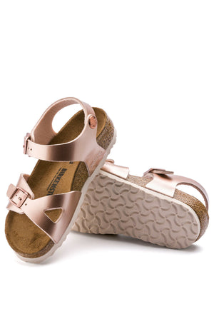 Sandali bambina Birkenstock Rio kids electric metallic copper | ViaMonte Shop