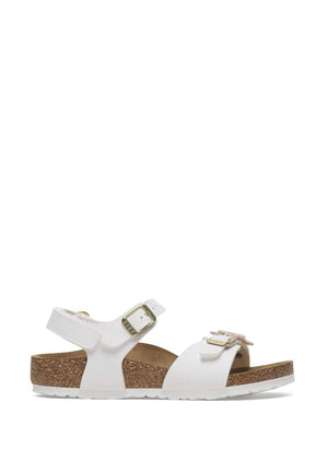 Sandali bambina Birkenstock Rio plain AS Kids bianchi | ViaMonte Shop