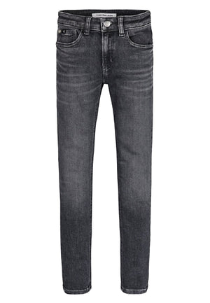 Jeans bambino Calvin Klein grigio in denim | ViaMonte Shop