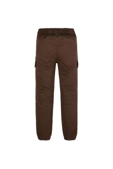 Pantalone cargo bambino Calvin Klein Jeans marrone in cotone