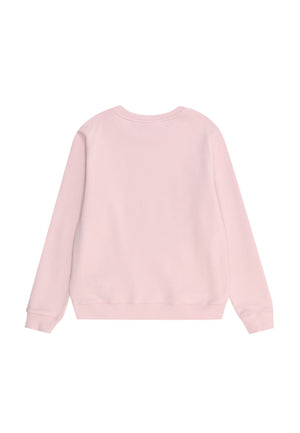Felpa bambino Calvin Klein Jeans rosa in cotone | ViaMonte Shop