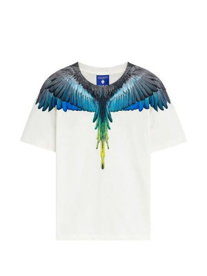 T-shirt bambino County of Milan kids panna in cotone | ViaMonte Shop
