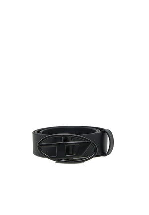 Cintura bambino Diesel nera in pelle | ViaMonte Shop