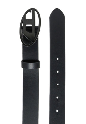 Cintura bambino Diesel nera in pelle | ViaMonte Shop
