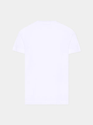 T-shirt bambino Diesel bianca in cotone | ViaMonte Shop