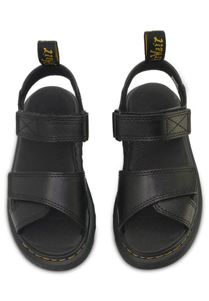 Sandali bambina Dr. Martens Vossie nero in pelle | ViaMonte Shop