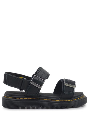 Sandalo bambino Dr.Martens Kyle nero in pelle | ViaMonte Shop