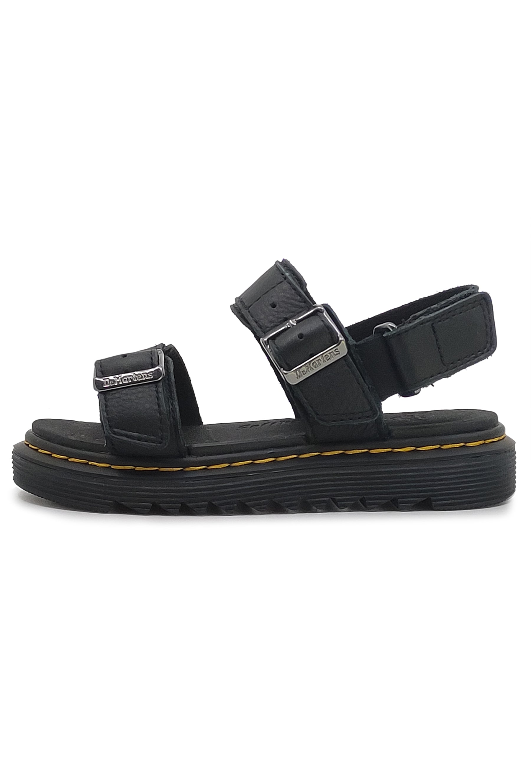 Sandalo bambino Dr.Martens Kyle nero in pelle | ViaMonte Shop