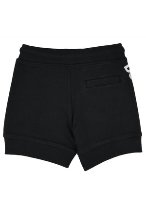 Shorts bambino Dsquared2 nero in cotone | ViaMonte Shop