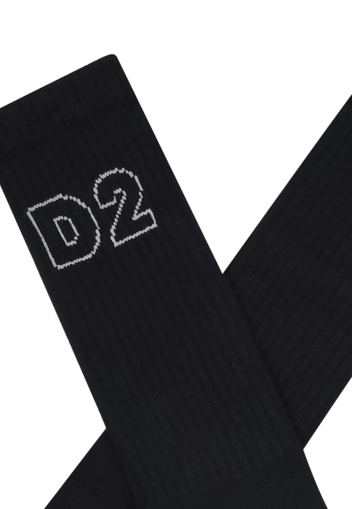 Calzini bambino Dsquared2 neri in misto cotone | ViaMonte Shop