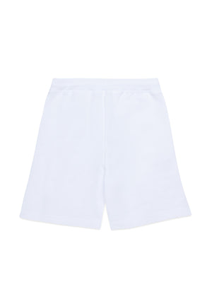 Bermuda bambino Dsquared2 bianco in cotone | ViaMonte Shop