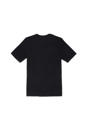 T-shirt bambino Dsquared2 nera in cotone | ViaMonte Shop