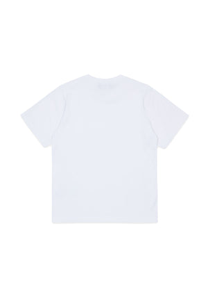 T-shirt bambino Dsquared2 bianca in cotone | ViaMonte Shop
