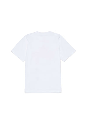 T-shirt bambino Dsquared2 bianca in cotone | ViaMonte Shop