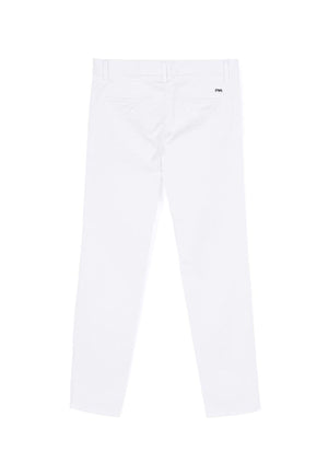 Pantalone bambino Emporio Armani bianco in cotone | ViaMonte Shop