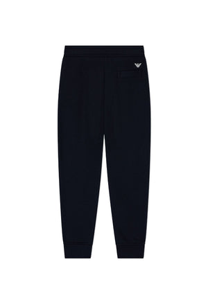 Pantalone sportivo bambino Emporio Armani blu in modal | ViaMonte Shop