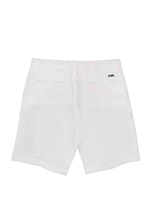 Bermuda bambino Emporio Armani bianco in cotone | ViaMonte Shop