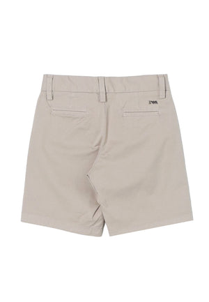 Bermuda bambino Emporio Armani beige in cotone | ViaMonte Shop