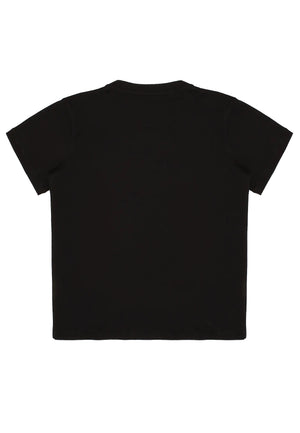 T-shirt blu navy bambino Emporio Armani in cotone | ViaMonte Shop
