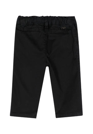 Pantalone neonato Emporio Armani blu navy in cotone | ViaMonte Shop