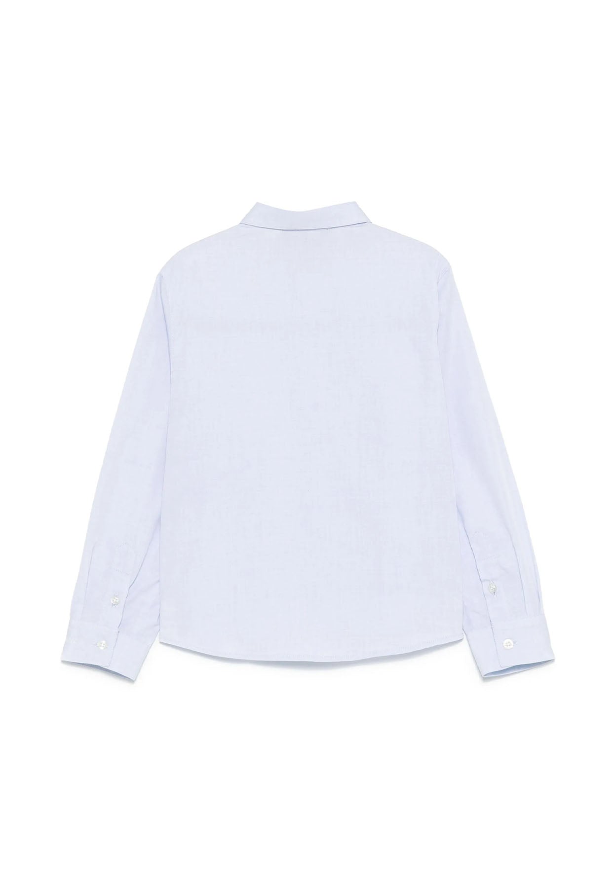 Camicia bambino Emporio Armani azzurra in cotone | ViaMonte Shop