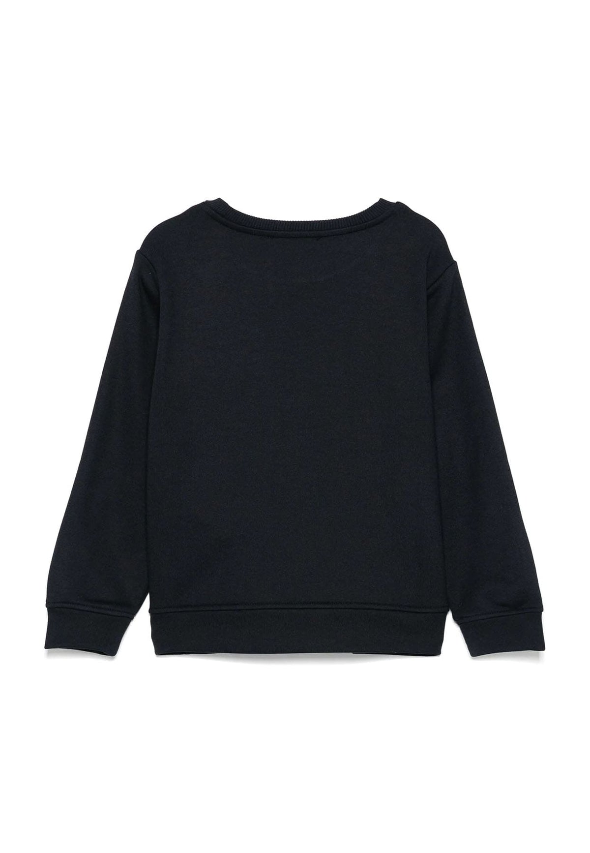 Felpa bambino Emporio Armani blu in modal | ViaMonte Shop