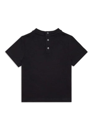 T-shirt neonato Emporio Armani blu in cotone | ViaMonte Shop