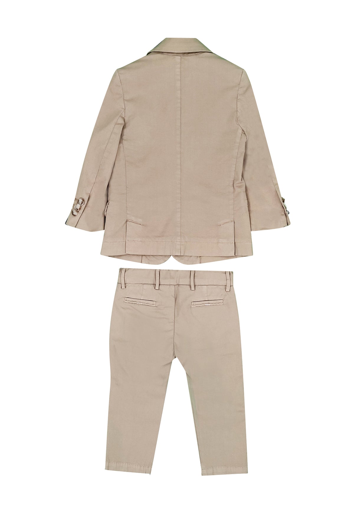 Abito bambino Fay sabbia in cotone | ViaMonte Shop