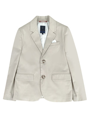 Abito bambino Fay beige in cotone | ViaMonte Shop