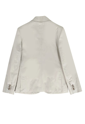 Abito bambino Fay beige in cotone | ViaMonte Shop