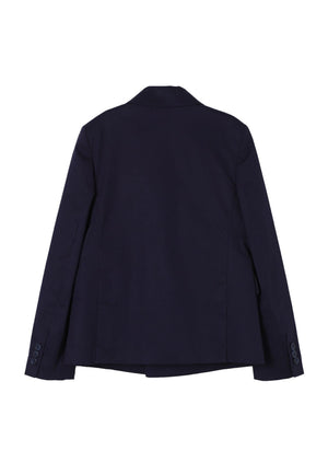 Abito bambino Fay blu in misto lino | ViaMonte Shop