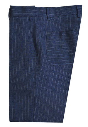 Abito bambino Fay blu in lino | ViaMonte Shop