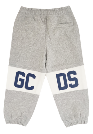 Pantalone sportivo bambino GCDS grigio in cotone | ViaMonte Shop