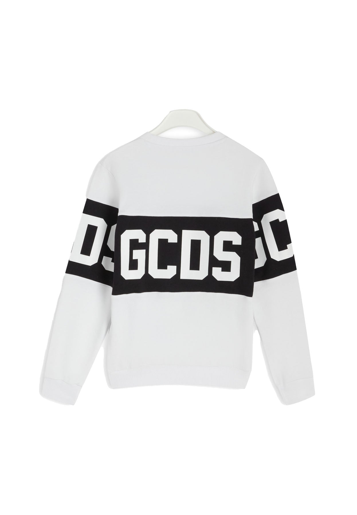 Felpa bambino GCDS kids bianca in cotone