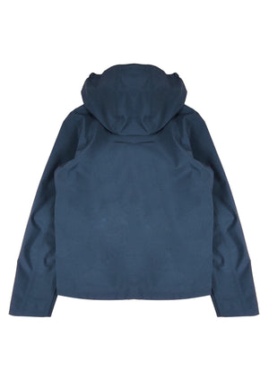 Giubbino bambino K-Way Jacko Bonded jersey blue indigo in tessuto tecnico | ViaMonte Shop