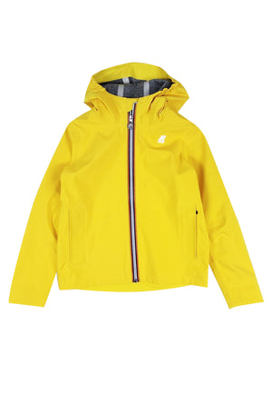 Giubbino bambino K-Way Jacko Bonded jersey yellow sunstruck in tessuto tecnico | ViaMonte Shop