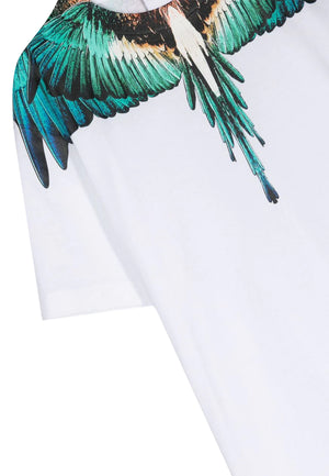 T-shirt bambino Marcelo Burlon bianca in cotone | ViaMonte Shop