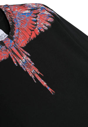 Felpa bambino Marcelo Burlon nera in cotone | ViaMonte Shop