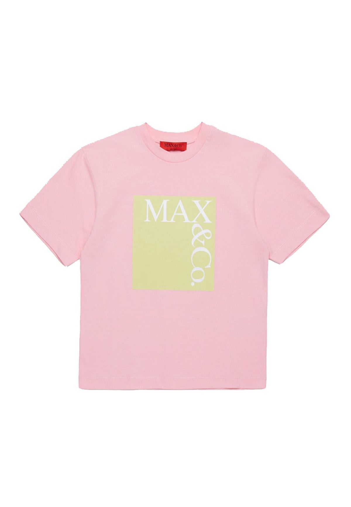 T-shirt bambina Max&Co rosa in cotone | ViaMonte Shop