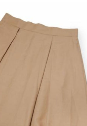 Gonna bambina Max&Co beige in cotone tecnico | ViaMonte Shop
