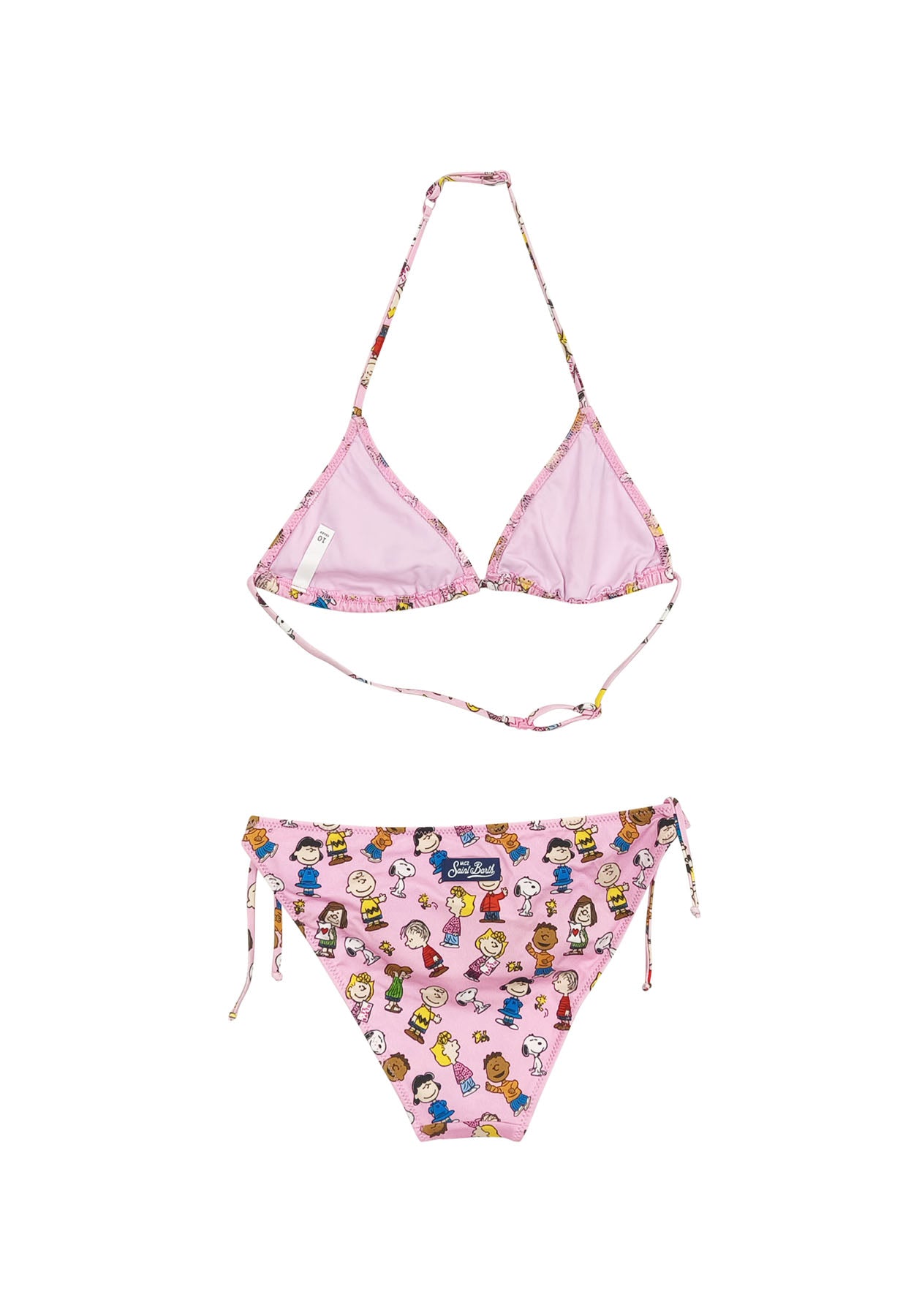 Costume bambina MC2 Saint Barth rosa in nylon | ViaMonte Shop