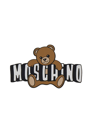 T-shirt bambino Moschino Kids bianca in cotone