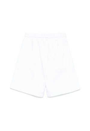 Bermuda bambino MSGM bianco in cotone | ViaMonte Shop